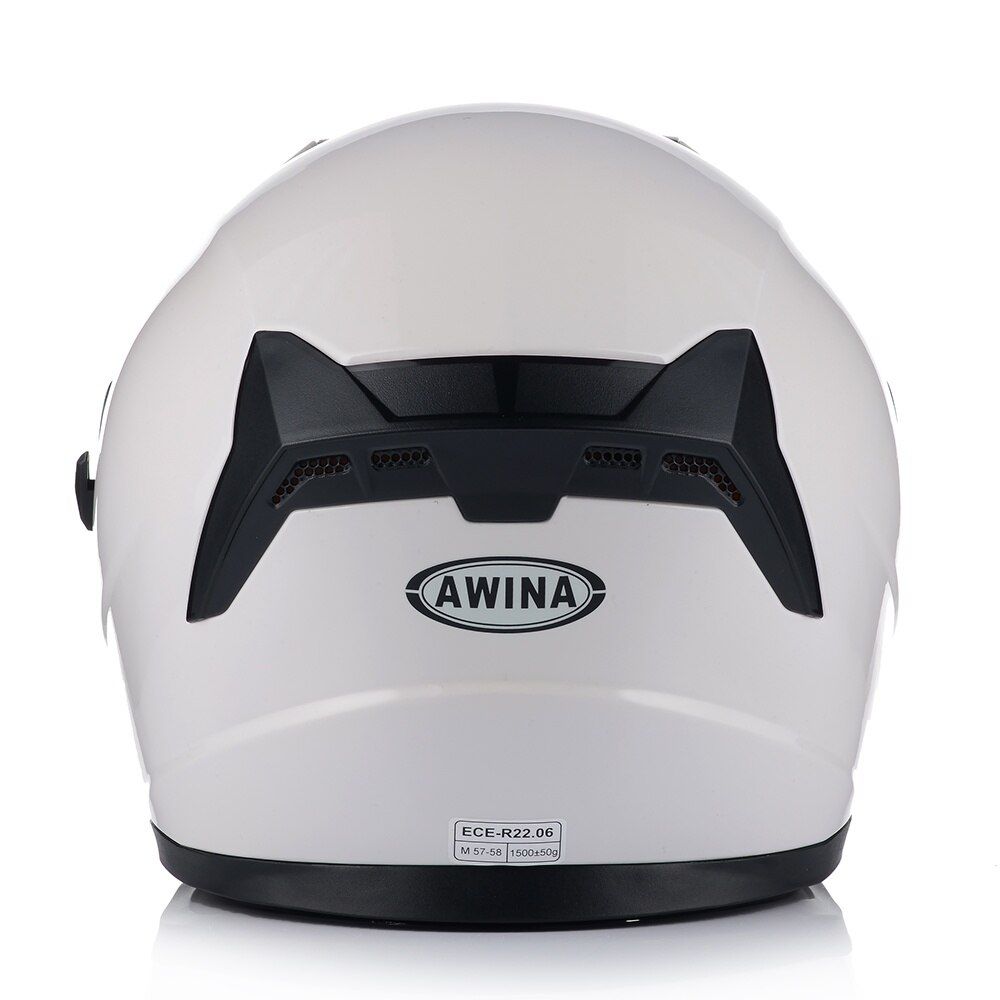 Casca moto semi-integrala, JK528 , culoare alb - MiroMoto